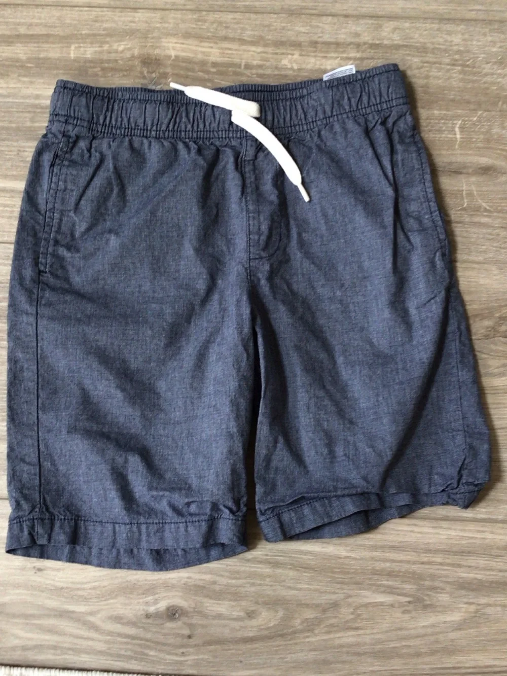 Old Navy Boys 3-Pack Drawstring Shorts in Black, Blue, and Brown